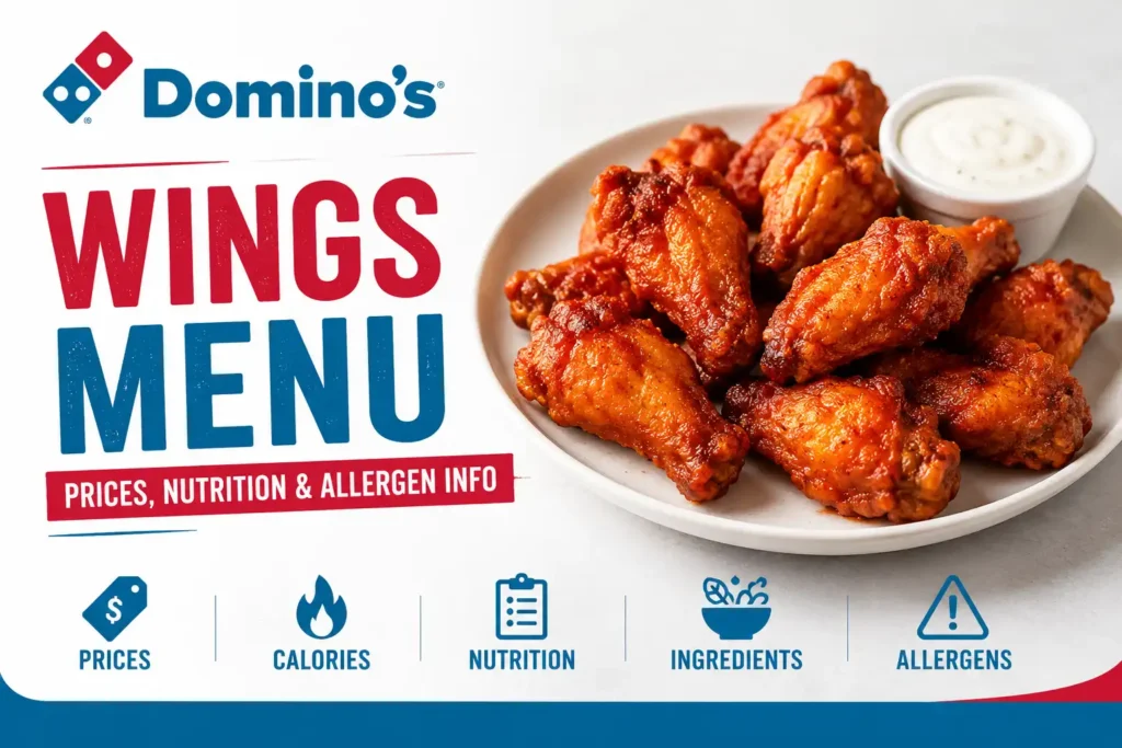 domino's wings menu